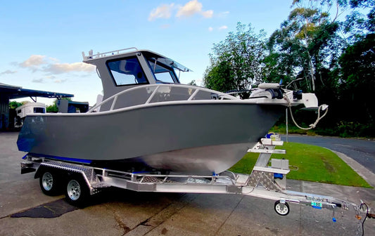 r 6.1m walk around aluminium boat