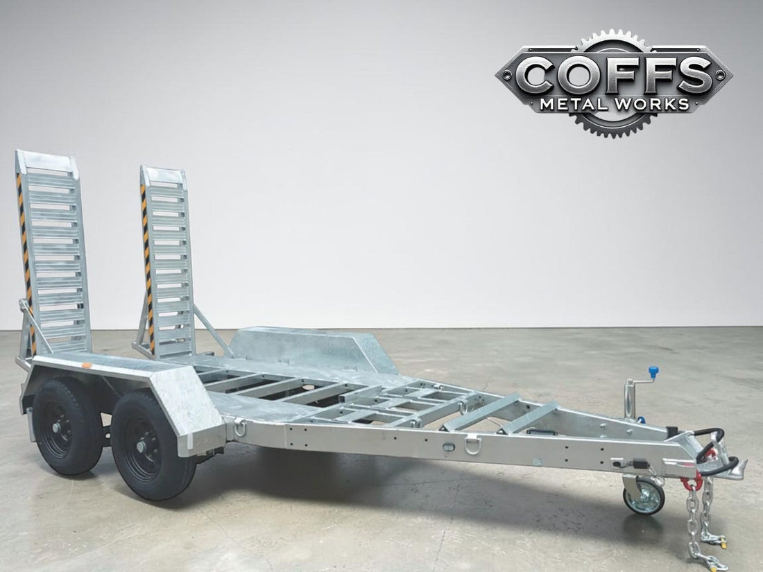 Little Excavator trailer ready for pickup