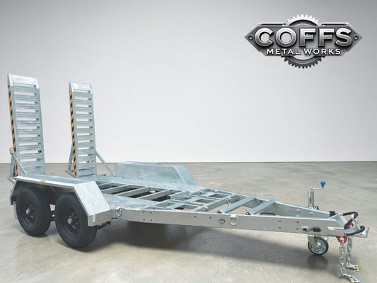 Little Excavator trailer ready for pickup