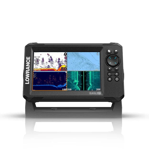 Eagle 7 with TripleShot™ HD Transducer and AUSNZ Enhanced Embedded Charts fish finder