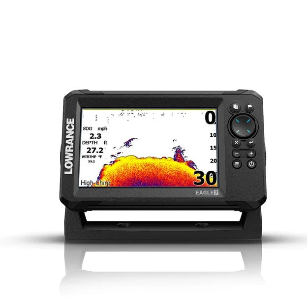 Eagle 7 with TripleShot™ HD Transducer and AUSNZ Enhanced Embedded Charts fish finder