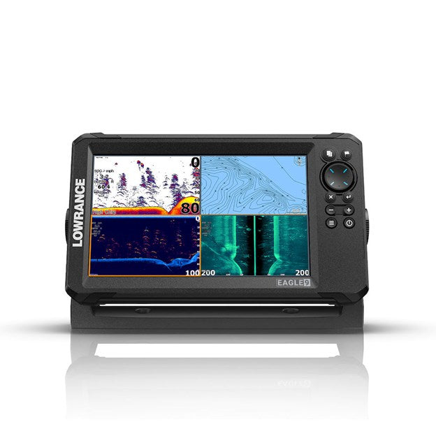 Eagle 9 with TripleShot™ HD Transducer and AUSNZ Enhanced Embedded Charts fish finder