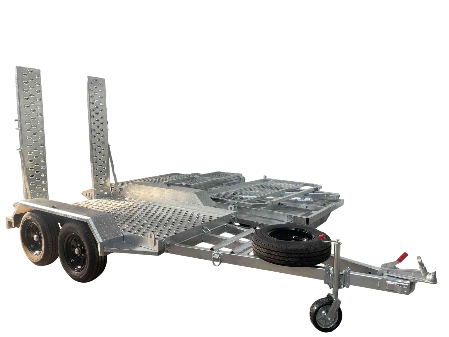 9x6 plant/excavator trailer 3500kg Galvanised plant trailer