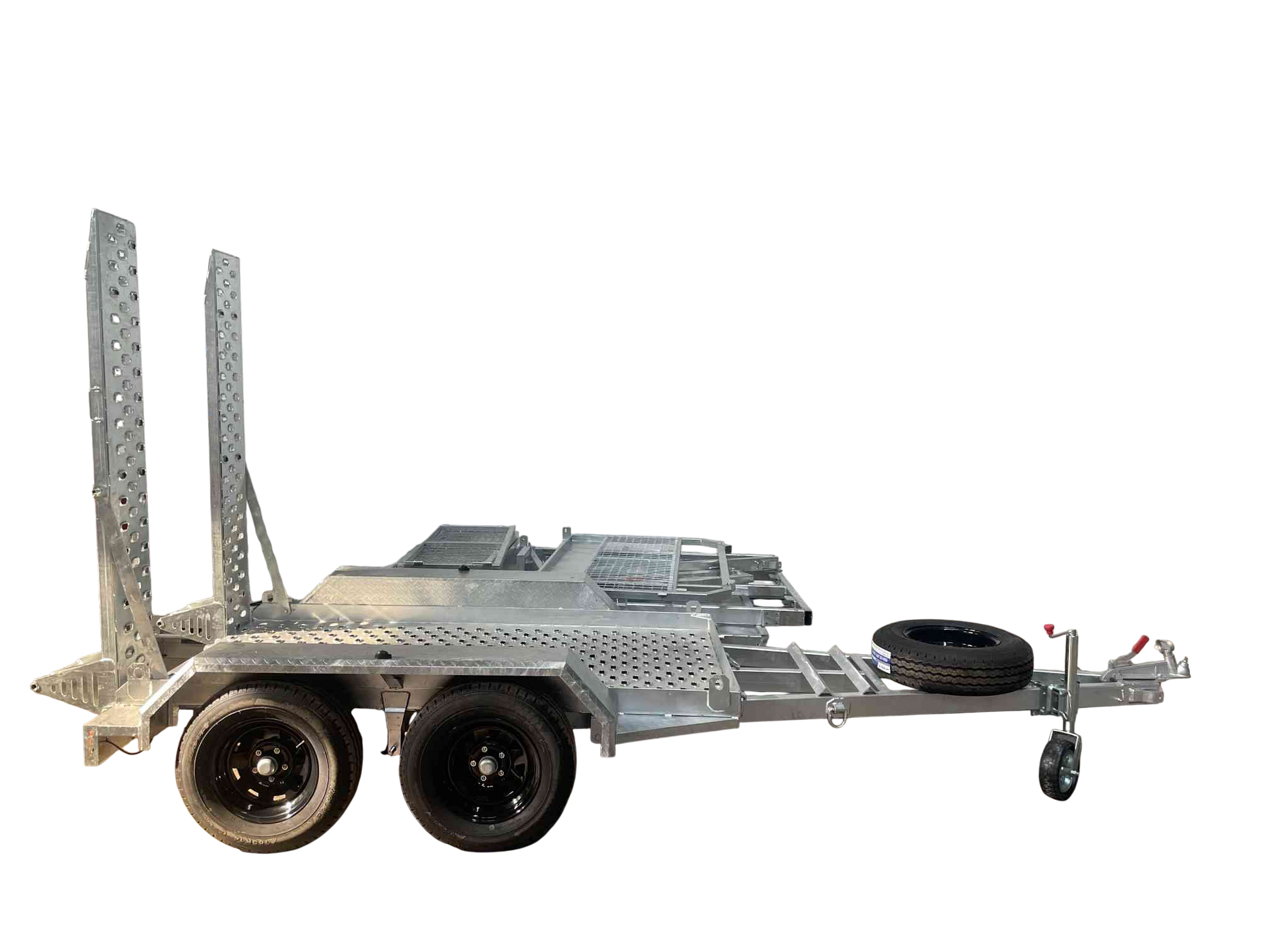 14x7 Plant trailer Galvanised plant trailer