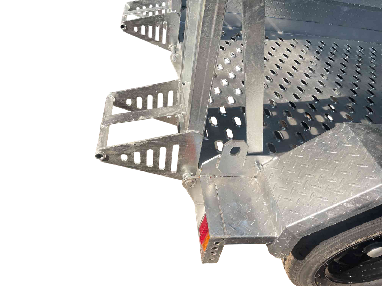 8x4 mini plant trailer 3500kg Galvanised plant trailer