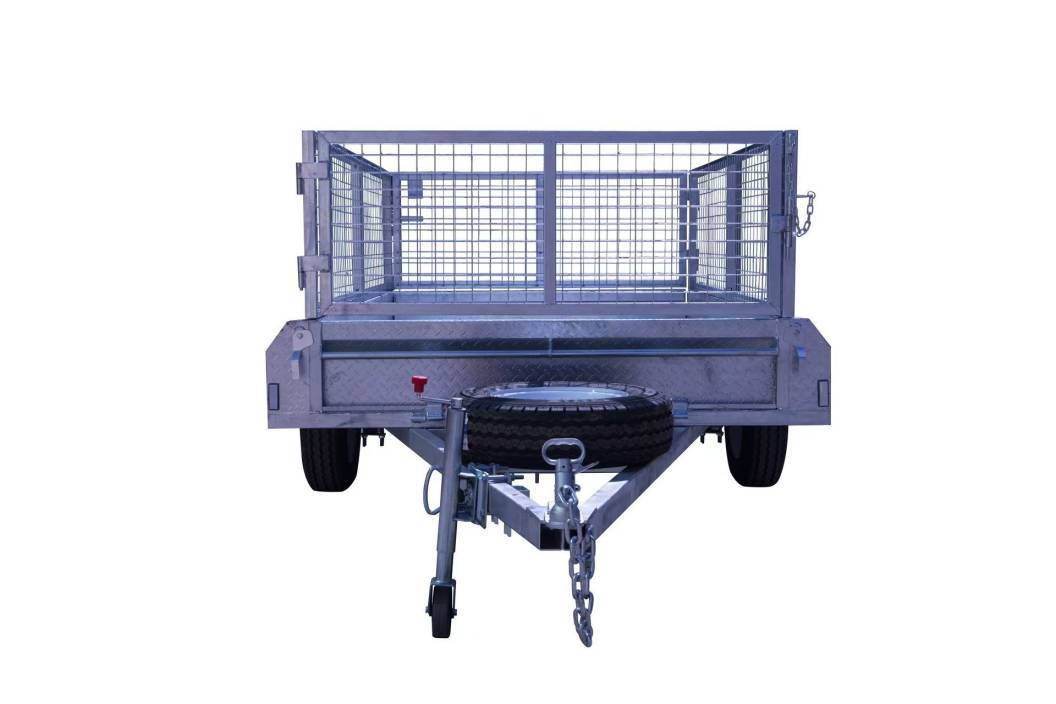 8x5 single axle 1500kg ATM Galvanised box trailer