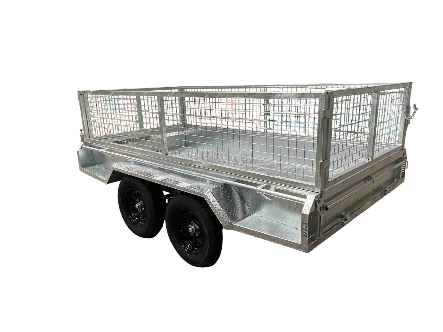 12x6 tandem axle 2000kg ATM Galvanised box trailer