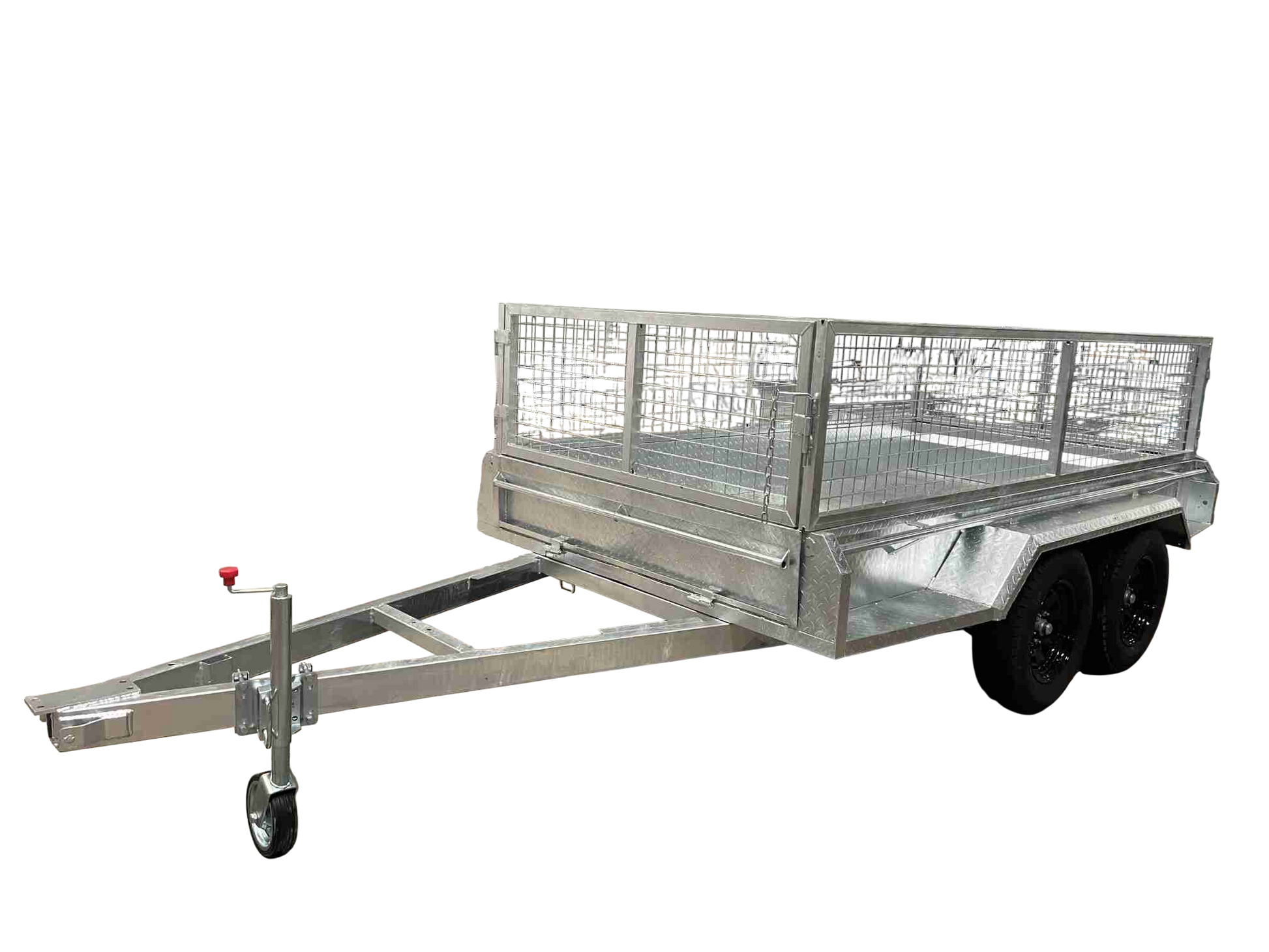 9x5 tandem axle 2000kg ATM Galvanised box trailer