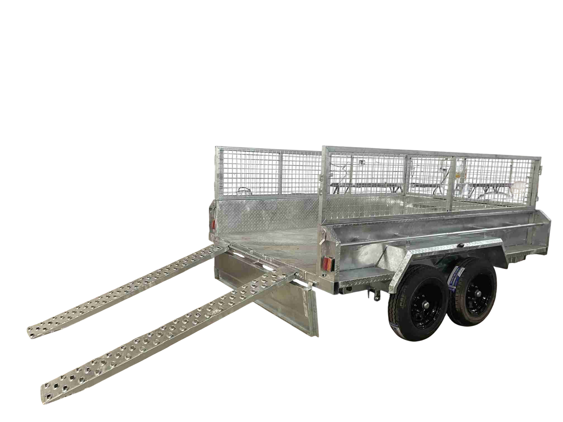 9x6 3500kg hydraulic tipper Galvanised box trailer