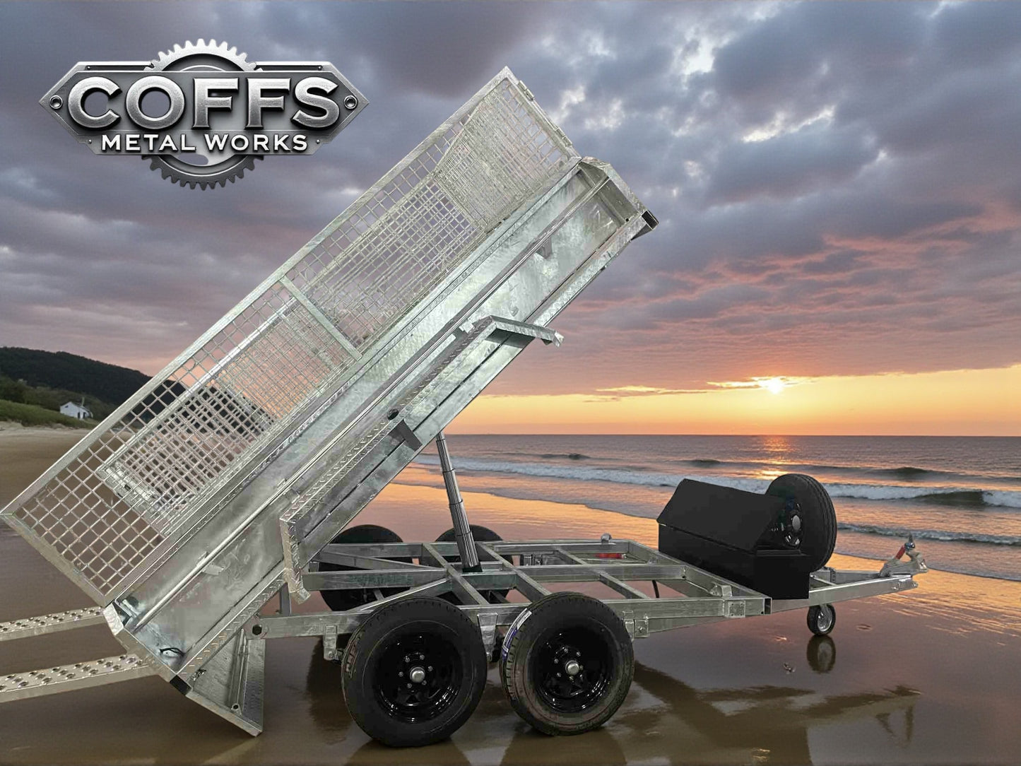 8x6 3500kg hydraulic tipper