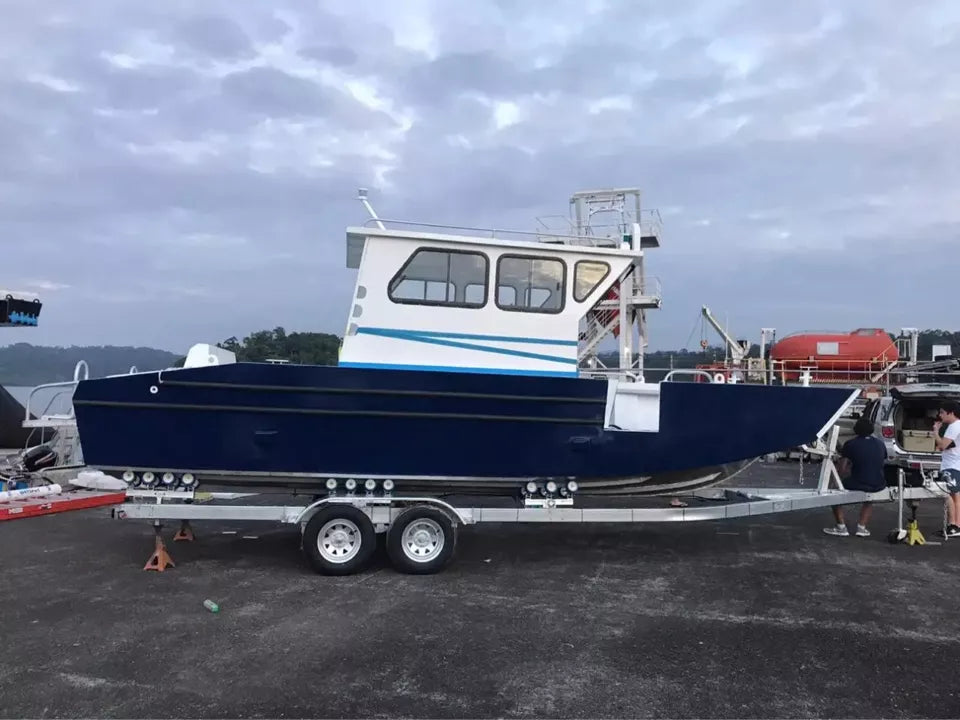 wolf Pack 7.9m Small V Bottom Aluminum Cargo Barges Landing Craft Boat