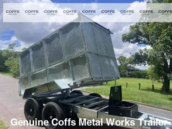 10×5 Skip Bin HYD Tipping Trailer 4490KG ATM bin trailer tipper