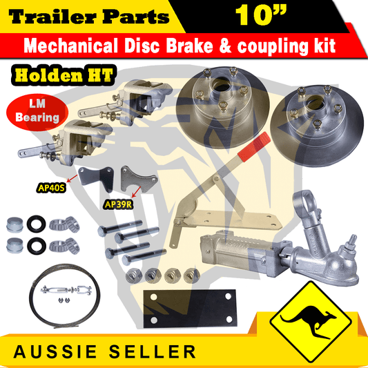 HT Galvanised Mechanical Override LM Disc Brake Kit 1000 KG