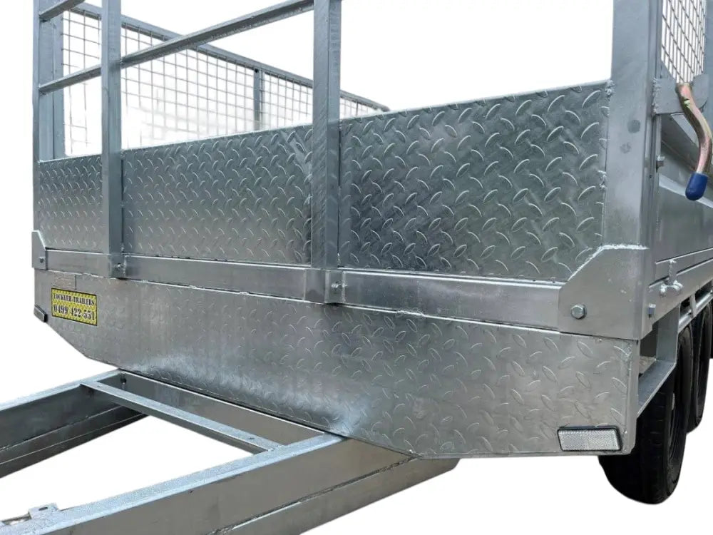 10 x 6 ft Extra Heavy Duty Flat Deck Hydraulic Tipping Trailer ATM 3.5t or 4.5t (Available in either 3,500kg or 4,500kg