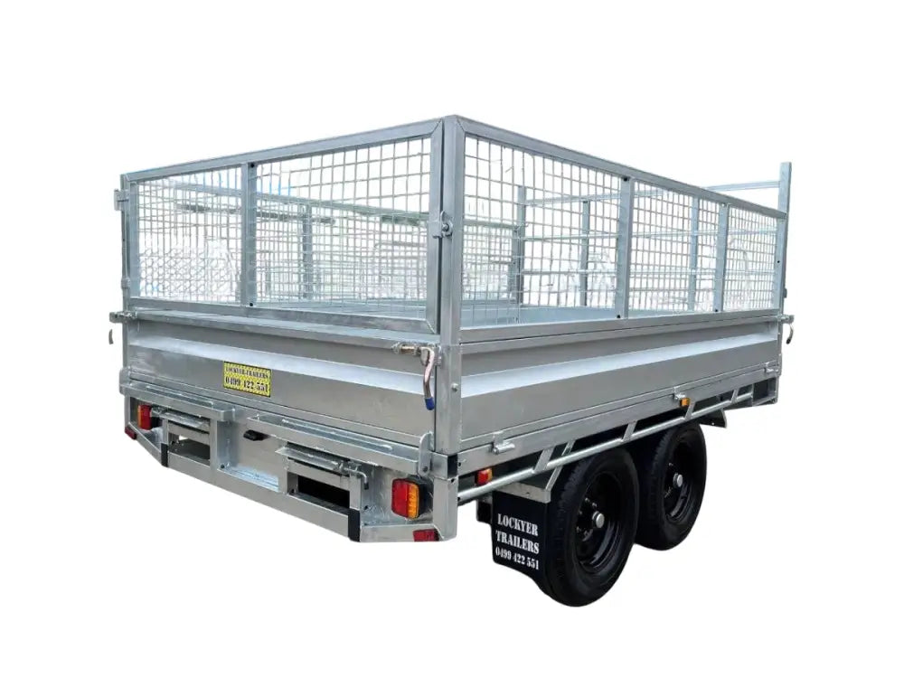 10 x 6 ft Extra Heavy Duty Flat Deck Hydraulic Tipping Trailer ATM 3.5t or 4.5t (Available in either 3,500kg or 4,500kg