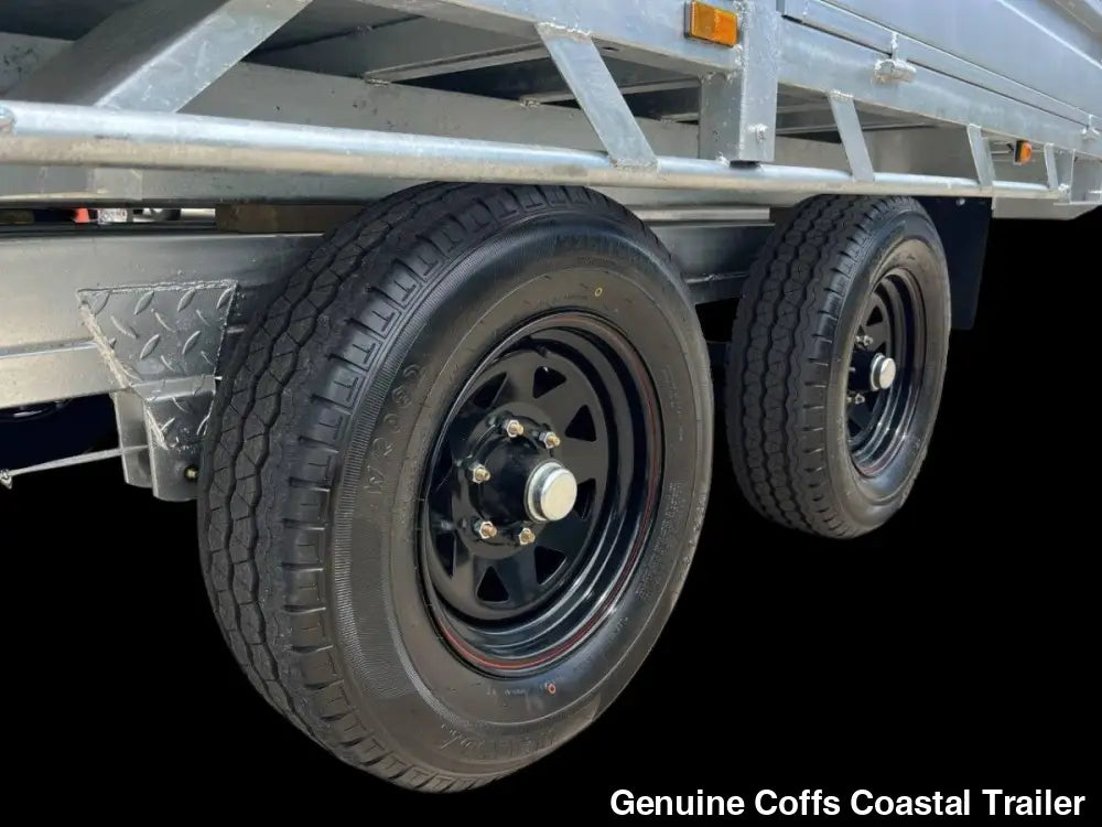 10 x 6 ft Extra Heavy Duty Flat Deck Hydraulic Tipping Trailer ATM 3.5t or 4.5t (Available in either 3,500kg or 4,500kg