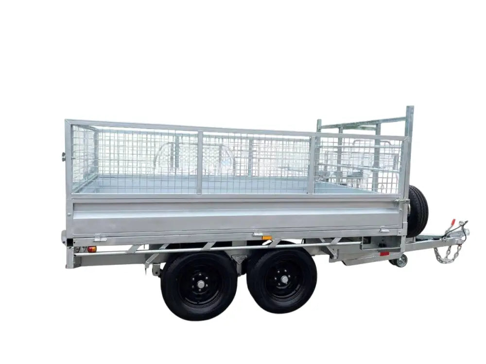 10 x 6 ft Extra Heavy Duty Flat Deck Hydraulic Tipping Trailer ATM 3.5t or 4.5t (Available in either 3,500kg or 4,500kg
