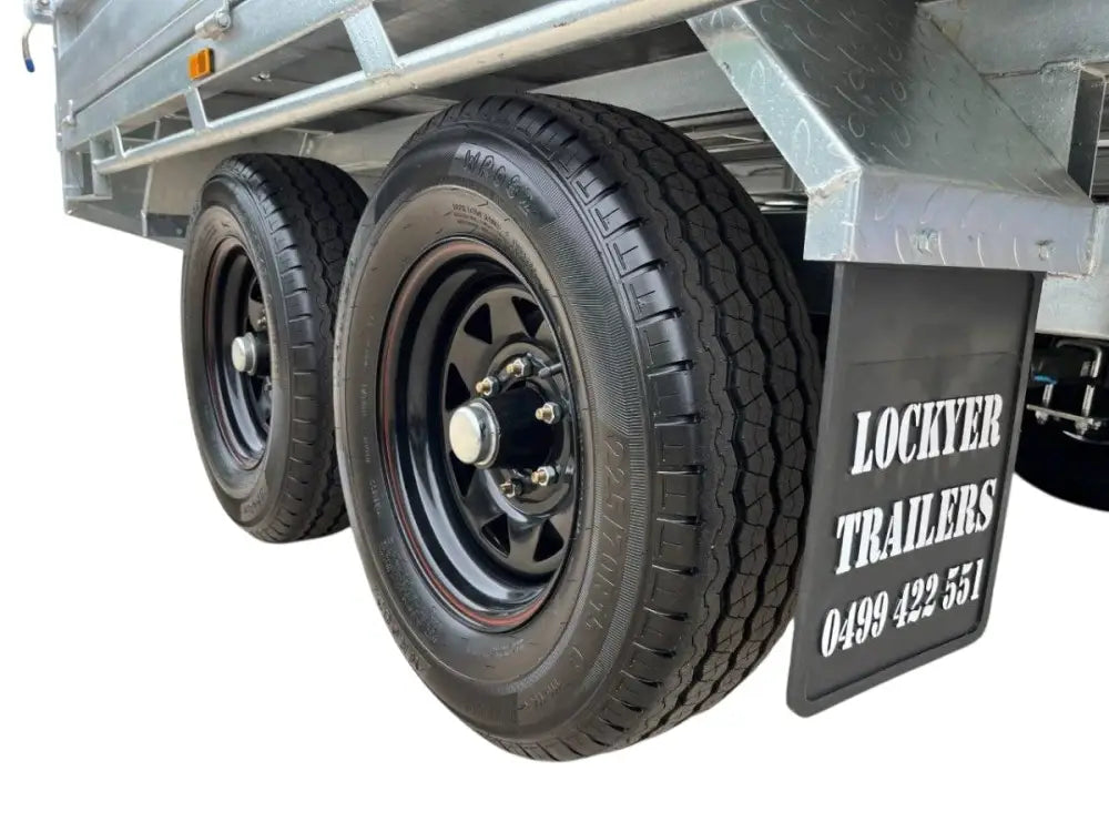 10 x 6 ft Extra Heavy Duty Flat Deck Hydraulic Tipping Trailer ATM 3.5t or 4.5t (Available in either 3,500kg or 4,500kg