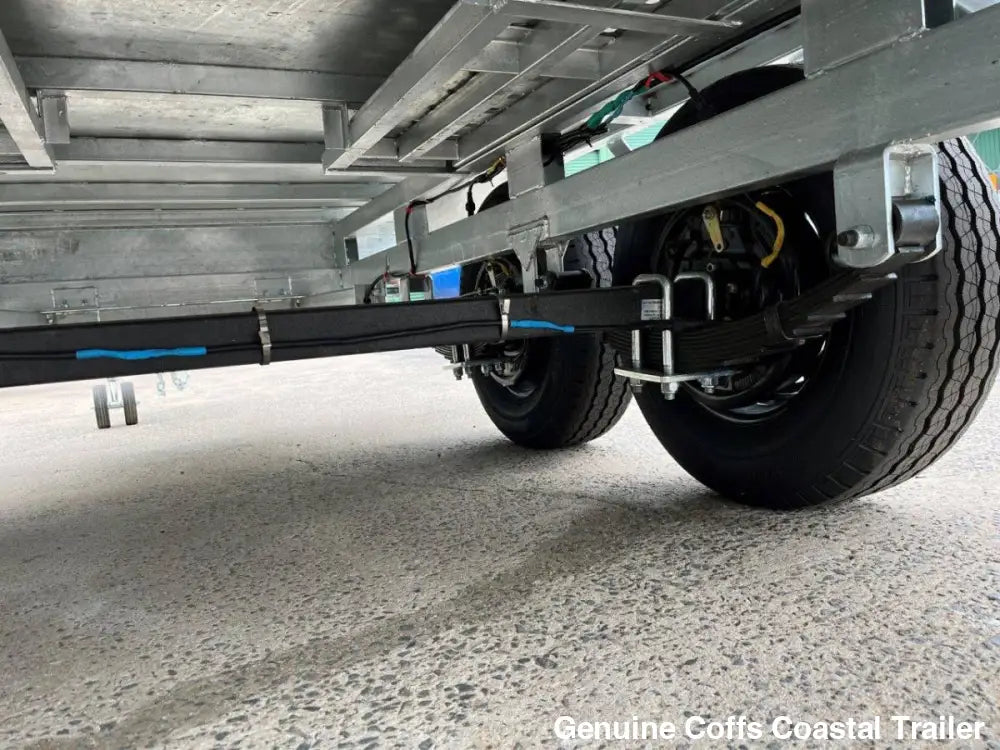 10 x 6 ft Extra Heavy Duty Flat Deck Hydraulic Tipping Trailer ATM 3.5t or 4.5t (Available in either 3,500kg or 4,500kg