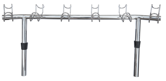 Viper Pro Series 6 Way Double Wire Rod Holder For Fibreglass Bait Board 50016 | Coffs Metal Works