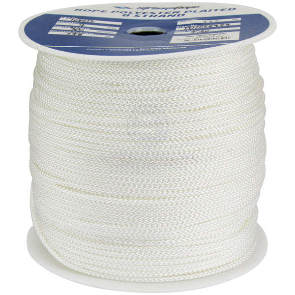 STRONGAROPE ROPE - POLYESTER - 8 STRAND BRAIDED