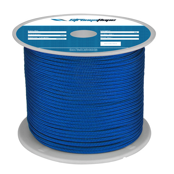 STRONGAROPE ROPE - POLYESTER DOUBLE BRAID SOLID COLOUR