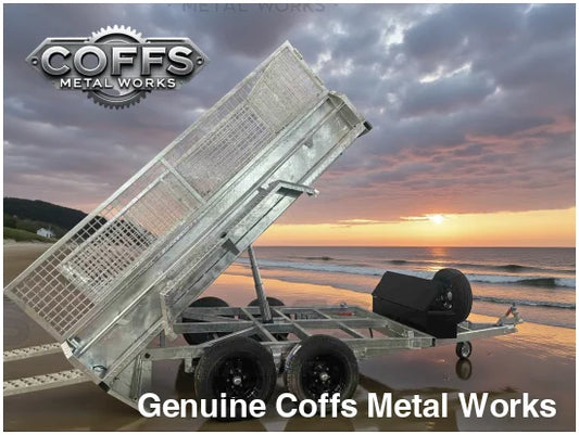 10x6 3500kg hydraulic tipper Galvanised box trailer