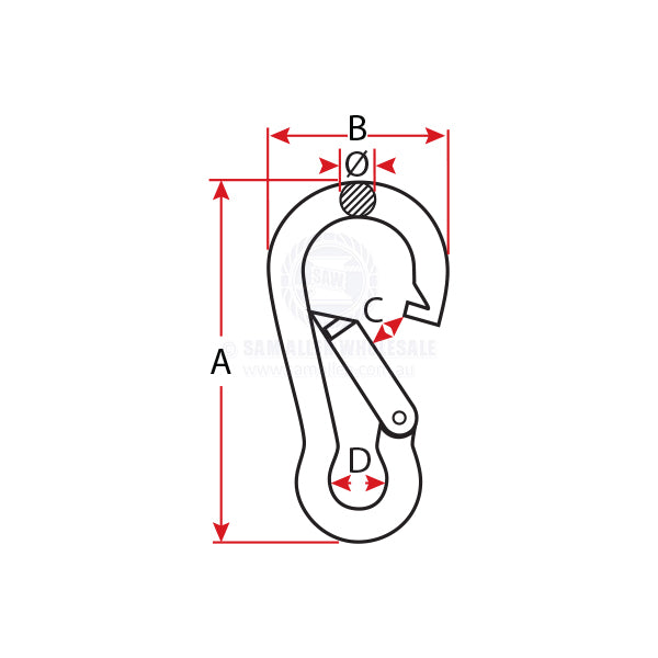 SNAP HOOKS - STANDARD - ZINC PLATED