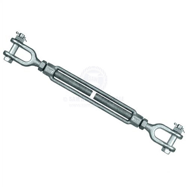 TURNBUCKLES - JAW & JAW - GRADE P GALVANISED
