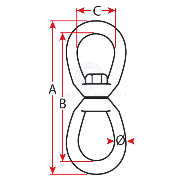 MOORING SWIVEL - HEAVY DUTY