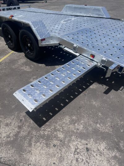 CAR TRAILER ATM 4.5M 2000kg 14.8 x 6.4 ft Tandem Beaver Tail