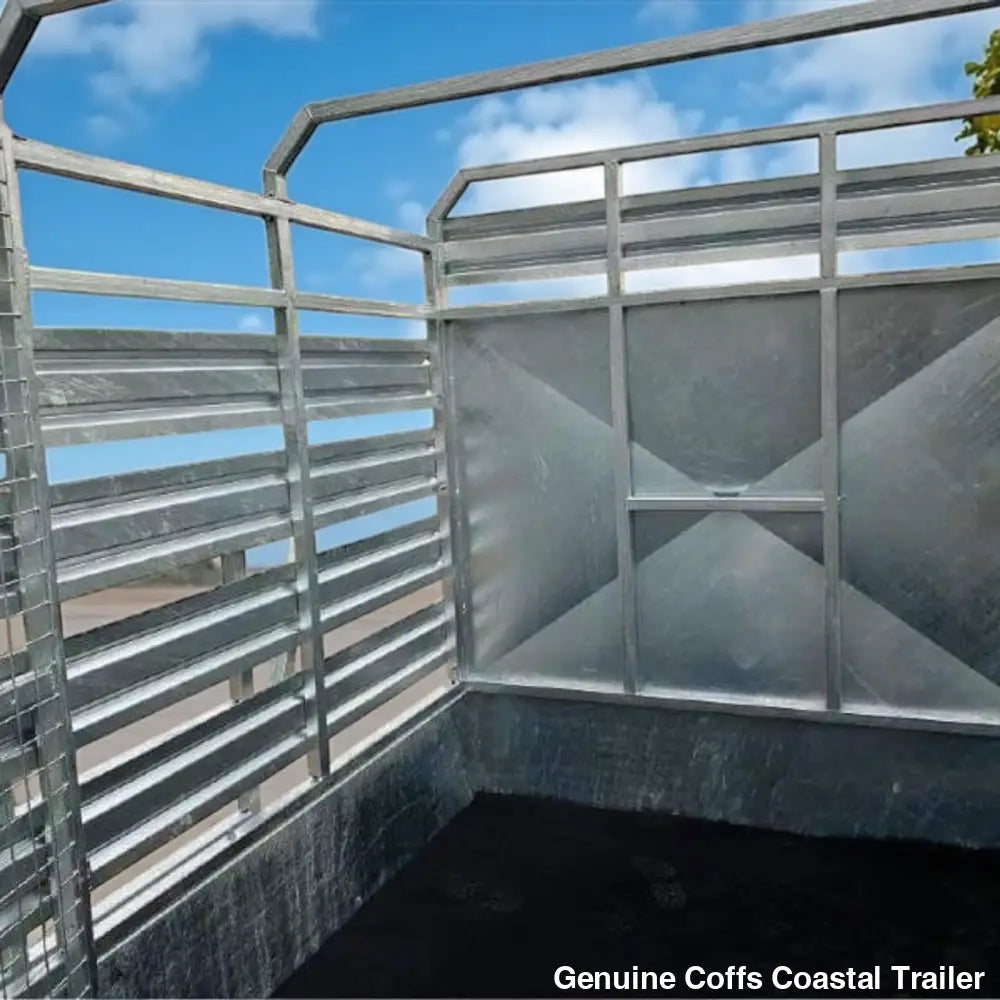 12 x 6 ft Cattle Crate Trailer with 1 Person Install and Remove Stock Crate – ATM 3500kg cattle livestock