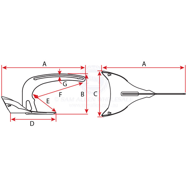 MANSON ANCHORS - BOSS ANCHOR - GALVANISED