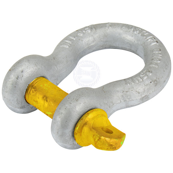 SHACKLES - BOW - SCREW PIN GALVANISED - GRADE S