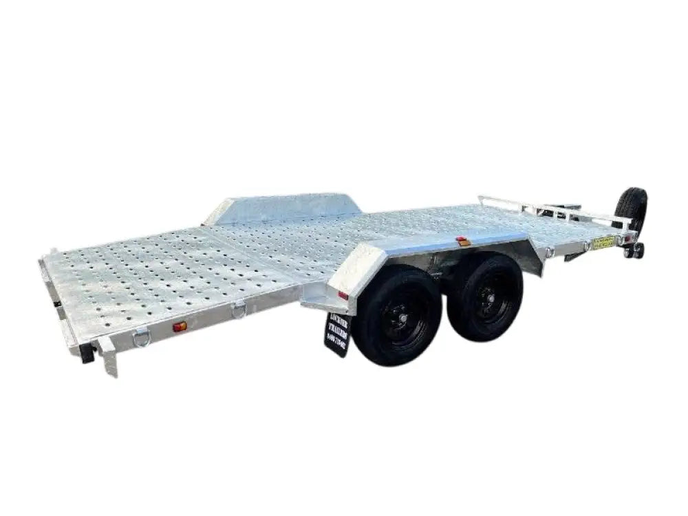 14.8 x 6.4 ft Tandem Car Trailer 2tonne (4.5m x 1.97m) with Electric Winch included car trailer