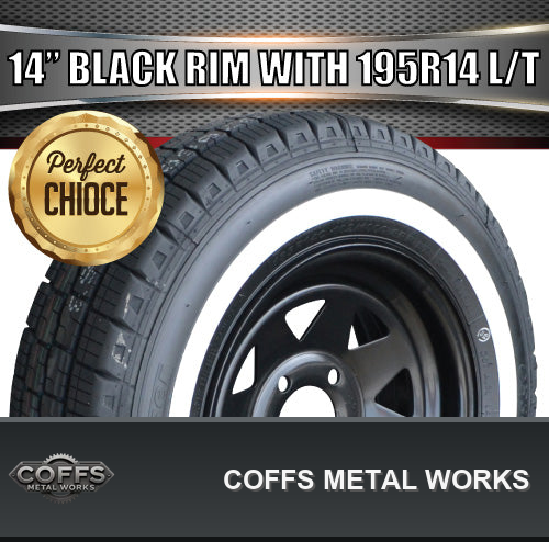 14x6-trailer-caravan-ford-pattern-black-steel-rim-195r14c-whitewall-tyre-195-14-coffs-m-01