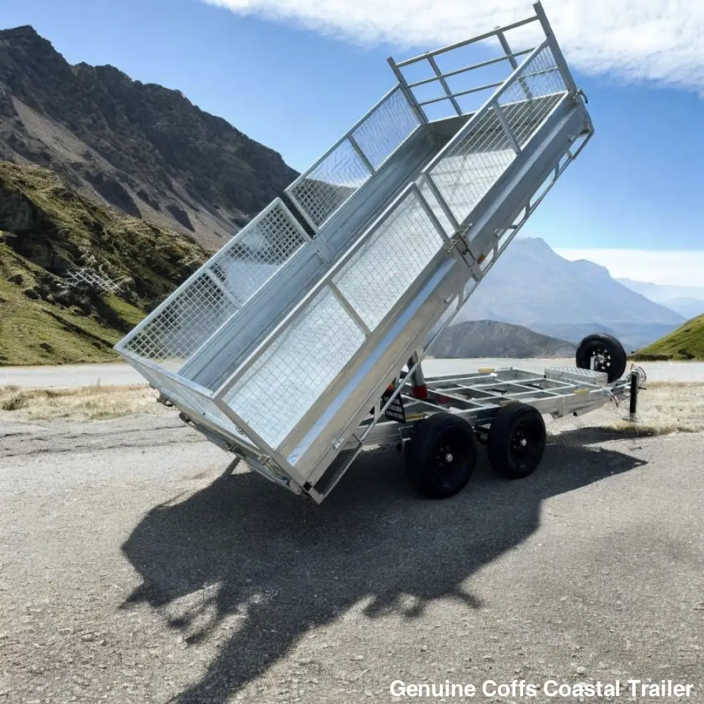 14x7ft Extra Heavy Duty FLATBED Hydraulic Tipping Trailer tipper hydraulic
