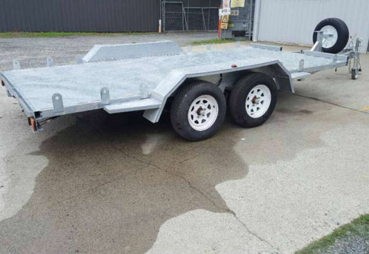 Car 5m (16.6×6.6ft) Manual Tilt Car/Bobcat Trailer ATM 3500kg