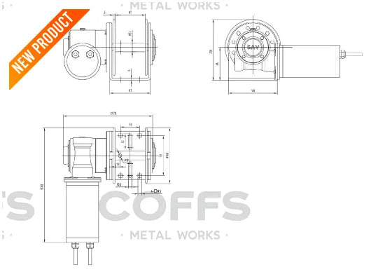 1500WH-SSS Winch Hauler Winch Hauler