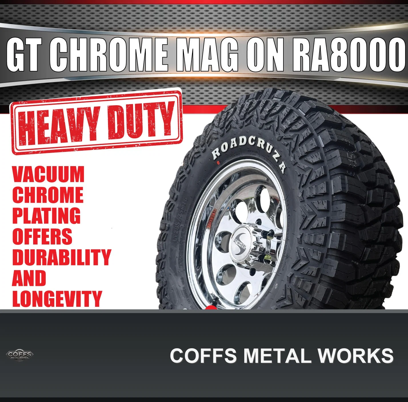 16-chrome-gt-alloy-mag-wheel-285-75r16-roadcruza-ra8000-rugged-terrain-tyre-coffs-metal-03