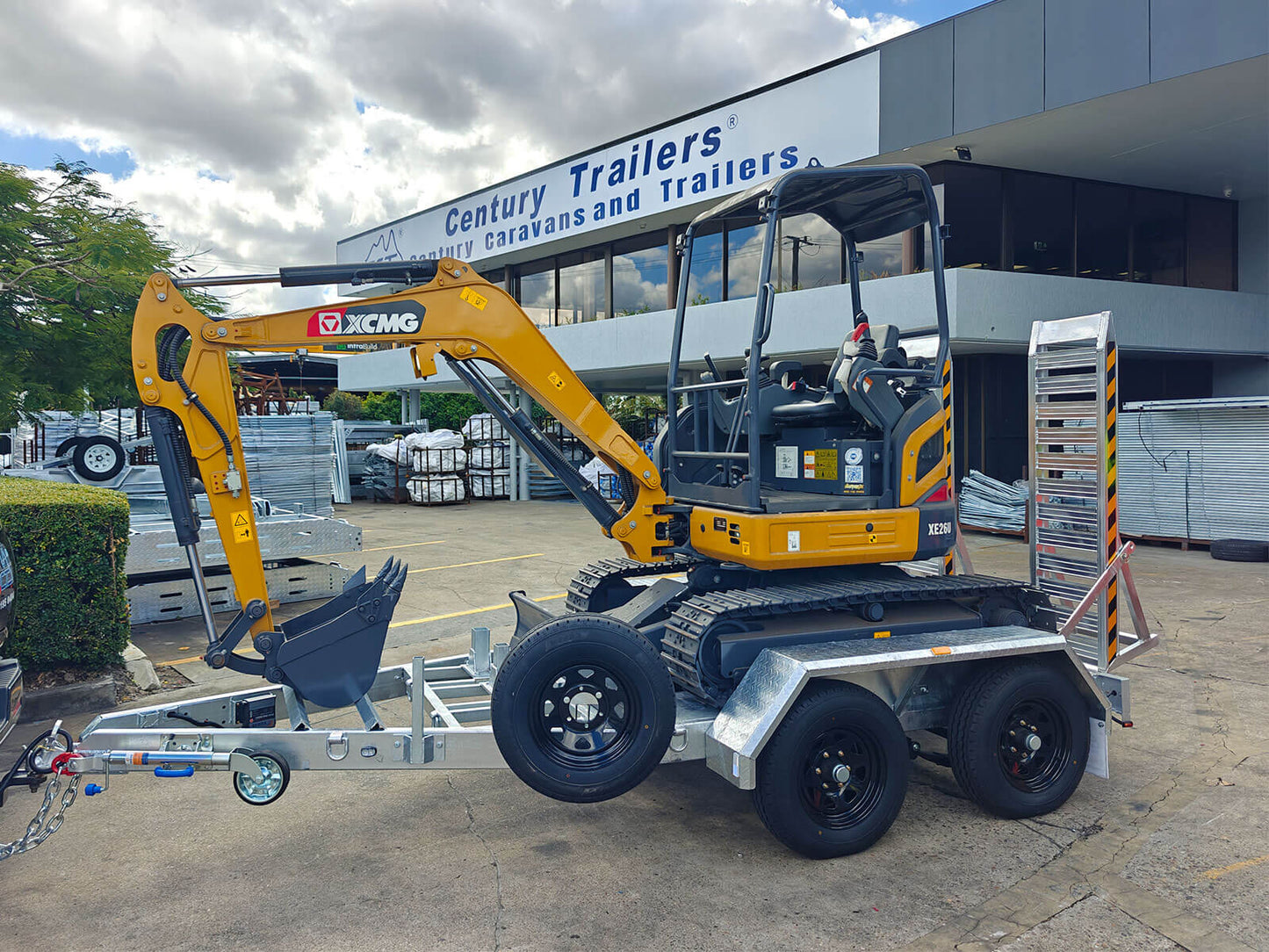 cct 4.5t/ Plant Trailer- Deck Size 2570mm X 1600mm