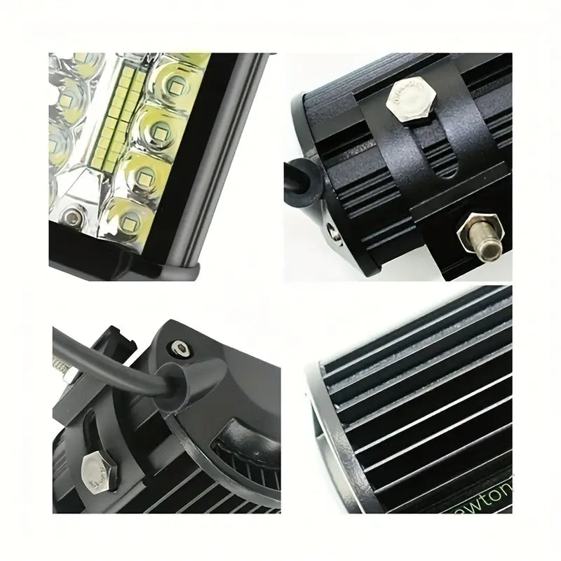 7in/18cm Triple Row LED Light Bar - Spot Light for Off Road Driving, Fog Light for Trucks & ATVs