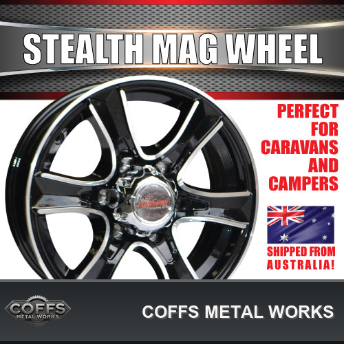16x6-trailer-caravan-6-stud-landcruiser-pattern-stealth-alloy-mag-wheel-high-load-coffs-01