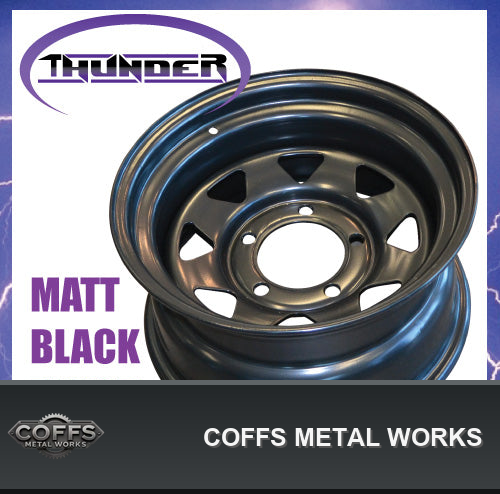 16x8-5-150-pcd-black-thunder-steel-wheel-rim-25-offset-fits-toyota-landcruiser-coffs-me-04