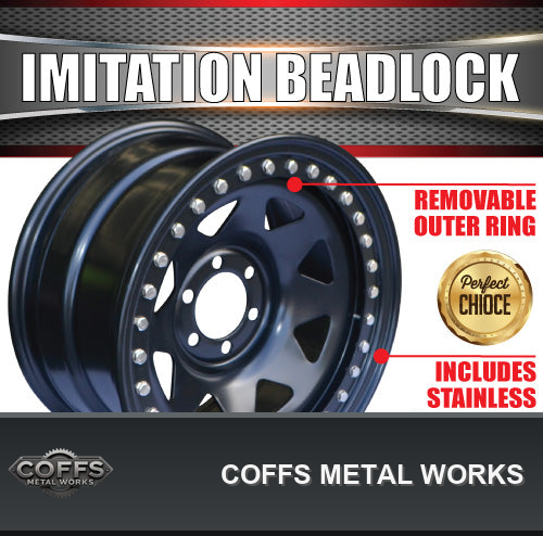 16x8-6-114-3-pcd-d40-np300-20-offset-steel-imitation-beadlock-rim-s-s-bolts-coffs-metal-01