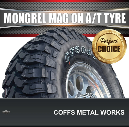 16x8-polished-mongrel-mag-rim-6-139-7-pcd-265-70r16-lt-comforser-cf3000-mud-tyre-coffs-02