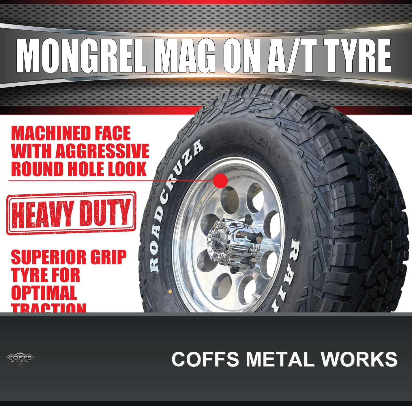 16x8-polished-mongrel-mag-rim-6-139-7-pcd-265-75r16-roadcruza-ra1100-a-t-tyre-coffs-met-03