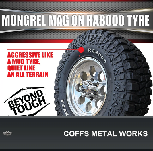 16x8-polished-mongrel-mag-rim-6-139-7-pcd-285-75r16-roadcruza-ra8000-tyre-coffs-metal-w-01