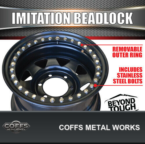 17x9-6-139-7-pcd-30-offset-steel-imitation-beadlock-rim-stainless-bolts-8-spoke-fits-la-04
