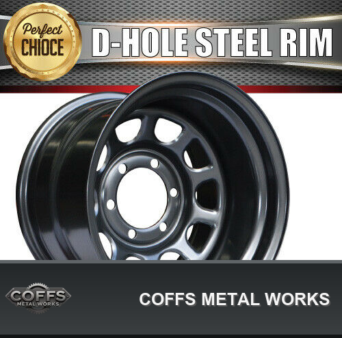 17x9-6-stud-black-d-hole-thunder-steel-rim-30-offset-6-139-7-pcd-fits-landcruiser-patro-01